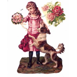 Glansbilleder 7109 med glimmer