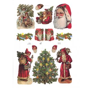 Glansbilleder 7218 med glimmer