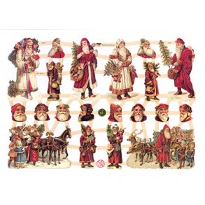 Glansbilleder 7331 med glimmer