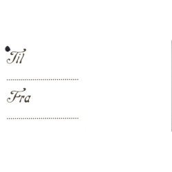 Til og fra kort (8 stk.)