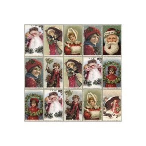 Frokostservietter - Jule kollage (20stk.)