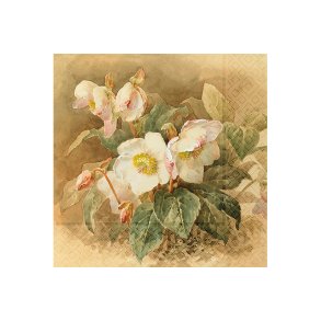 Frokostservietter - Juleroser (20stk.)