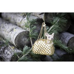 Juleophng Chihuahua i taske H10cm