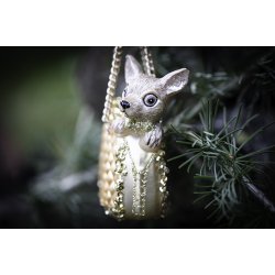 Juleophng Chihuahua i taske H10cm