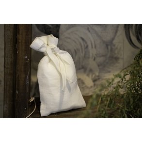 Lavendelpose / hrpose - hvid