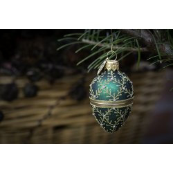 Drbe diamant 6 cm. grn/guld