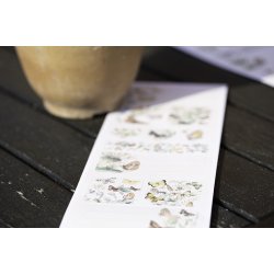 Klistermrker, 2 ark - 10,5 x 30 cm. - Sommerfugle