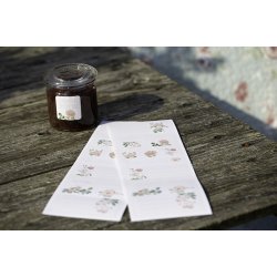 Klistermrker, 2 ark - 10,5 x 30 cm. - Roser