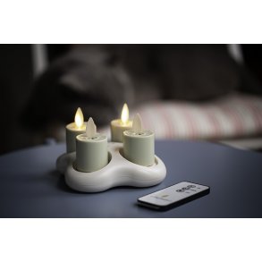 Luminara LED Fyrfadslys 4 stk.