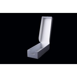 Musikkassette boks m. fast lg (1 rkke)