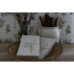 Serviet Flora kamilleblomst 16 stk pr pakke
