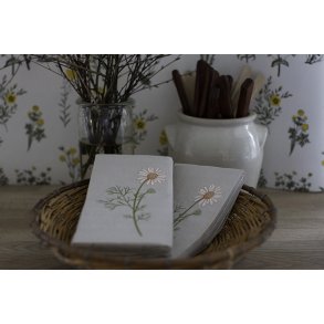 Serviet Flora kamilleblomst 16 stk pr pakke