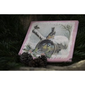 Frokostservietter - Julefugle (20stk.)