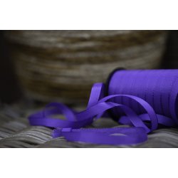 Silkebnd mrk lilla pr. meter