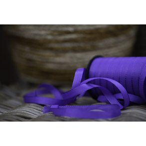 Silkebnd mrk lilla pr. meter