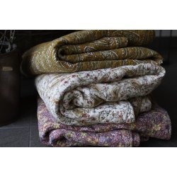 Quilt faded rose m/blomster