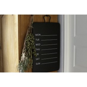 Ugekalender metal t/v�g