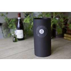 Eksklusiv winecooler i sort skind